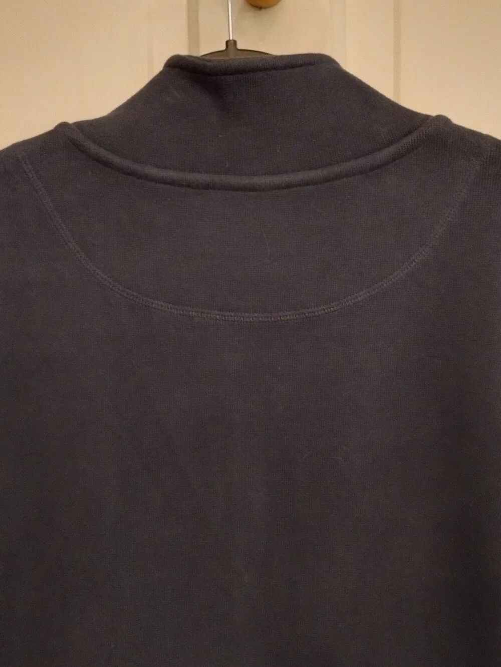 Banana Republic Men’s Dark Navy Zip-Up Pullover